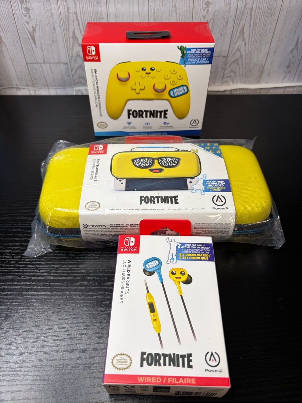 PowerA Fortnite Peely Nintendo Switch Accessory Bundle